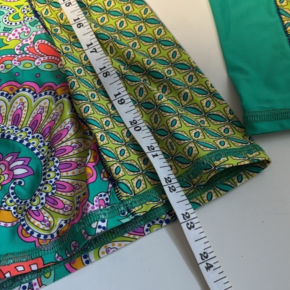 Trina Turk Long Sleeve Crewneck Swim Tee Shirt - Picture 7 of 8